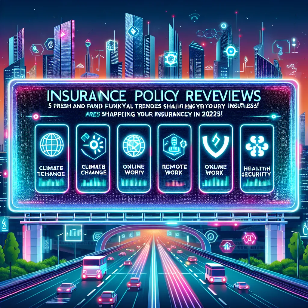Insurance Policy Reviews: 5 Fresh and Funky Trends Shaping Your Insurance in 2025!
