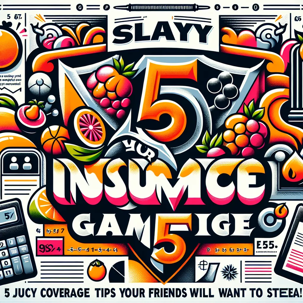 Slay Your Insurance Game: 5 Juicy Coverage Tips Your Friends Will Want to Steal!