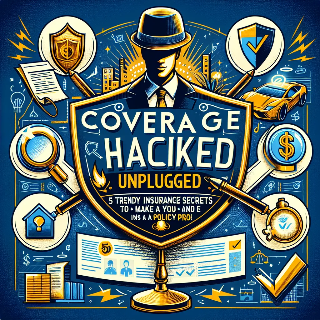 Coverage Hacks Unplugged: 5 Trendy Insurance Secrets to Make You a Policy Pro!