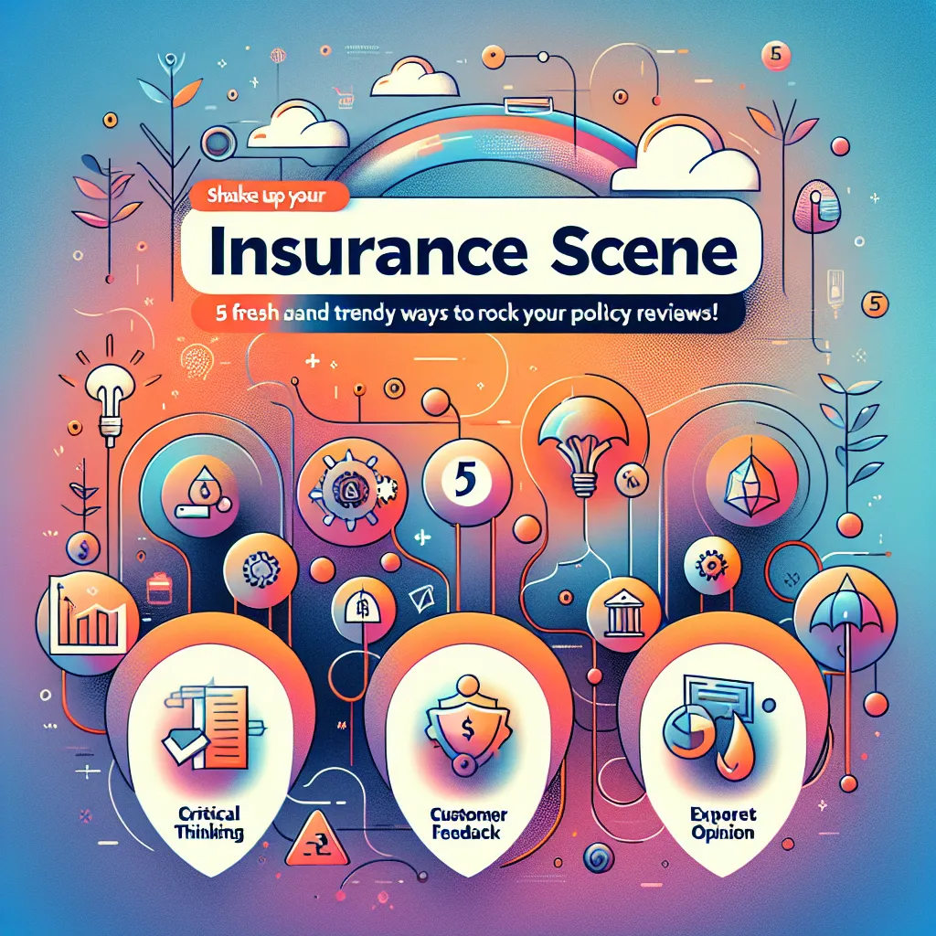 Shake Up Your Insurance Scene: 5 Fresh and Trendy Ways to Rock Your Policy Reviews!