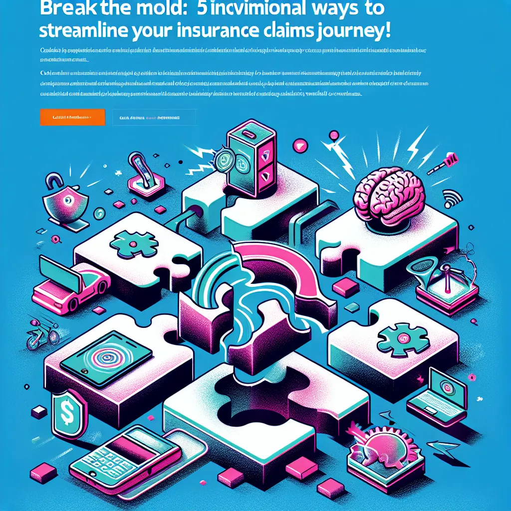 Break the Mold: 5 Unconventional Ways to Streamline Your Insurance Claims Journey!
