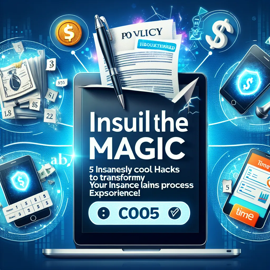 Unveiling the Magic: 5 Insanely Cool Hacks to Transform your Insurance Claims Experience!