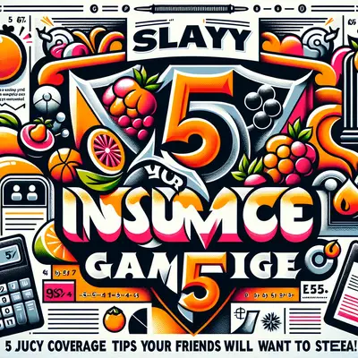 Slay Your Insurance Game: 5 Juicy Coverage Tips Your Friends Will Want to Steal!